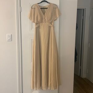 Champagne Bridesmaid Dress